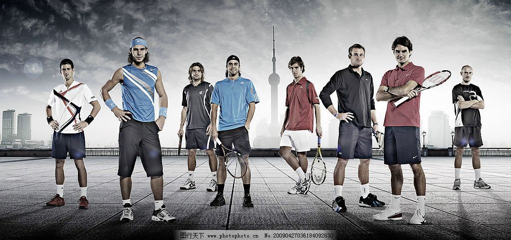 网球 大师杯群星图片