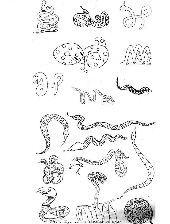 蛇怎么画-小狗怎么画-兔子怎么画-简单的蛇怎么画-可爱的蛇怎么画简笔