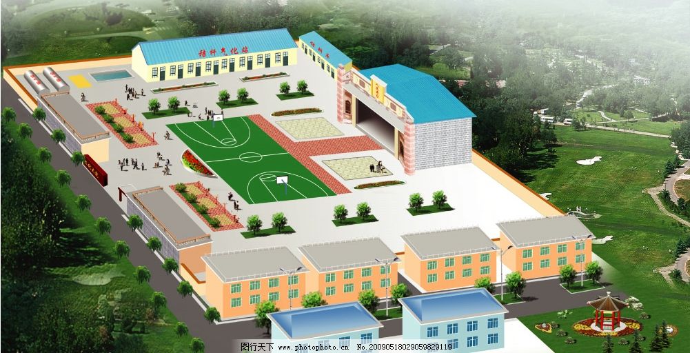 新农村文化活动广场图片_其他_环境设计_图行